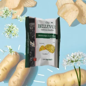 Chips "La sauvage" à l'ail des ours 30 g, la Chips Bellevue