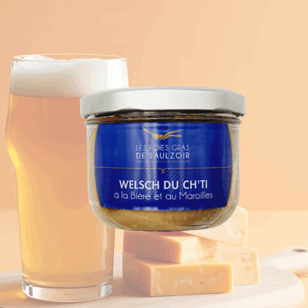 Welsch du ch'ti au Maroilles et à la bière 300g, les fois gras de Saulzoir