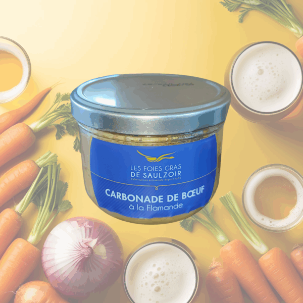 Carbonade de bœuf à la flamande 350 g, Les fois gras de Saulzoir