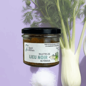 Rillettes de lieu noir au fenouil 100g, les 7 collines