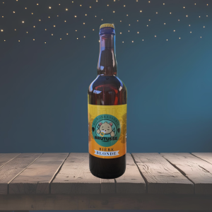 Bière blonde 75 cl, Microbrasserie Brutusse