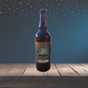 Bière ambrée 75 cl, Microbrasserie Brutusse